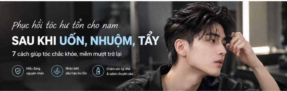 phục hồi tóc hư tổn cho nam