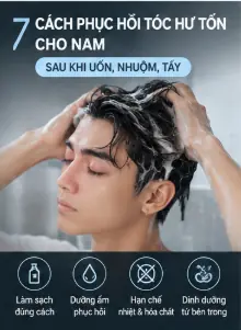 phục hồi tóc hư tổn cho nam