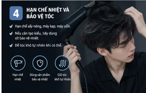 phục hồi tóc nam sau tay