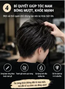 Tóc nam mất độ bóng thường liên quan đến thiếu ẩm, nhiệt, tạo kiểu và chăm sóc chưa đúng cách. Khám phá 7 nguyên nhân và cách dưỡng tóc bóng khỏe, mềm mượt hơn.